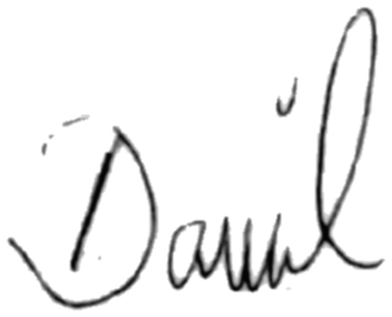 Unterschrift Daniel Novotny